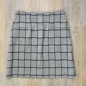 Halogen Windowpane Grid Skirt